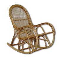 Кресло-качалка КК-43 с косой, лоза