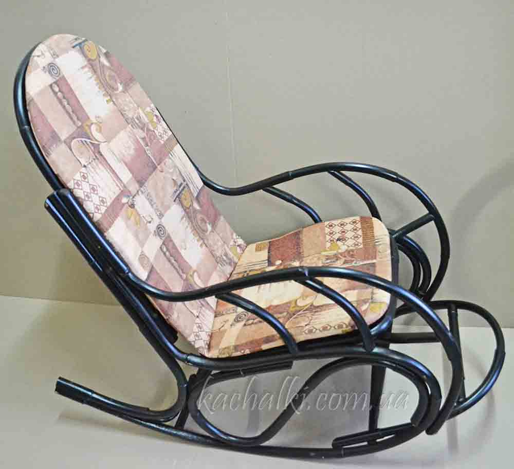 Кресло-качалка "Бали-3", неочищенный ротанг